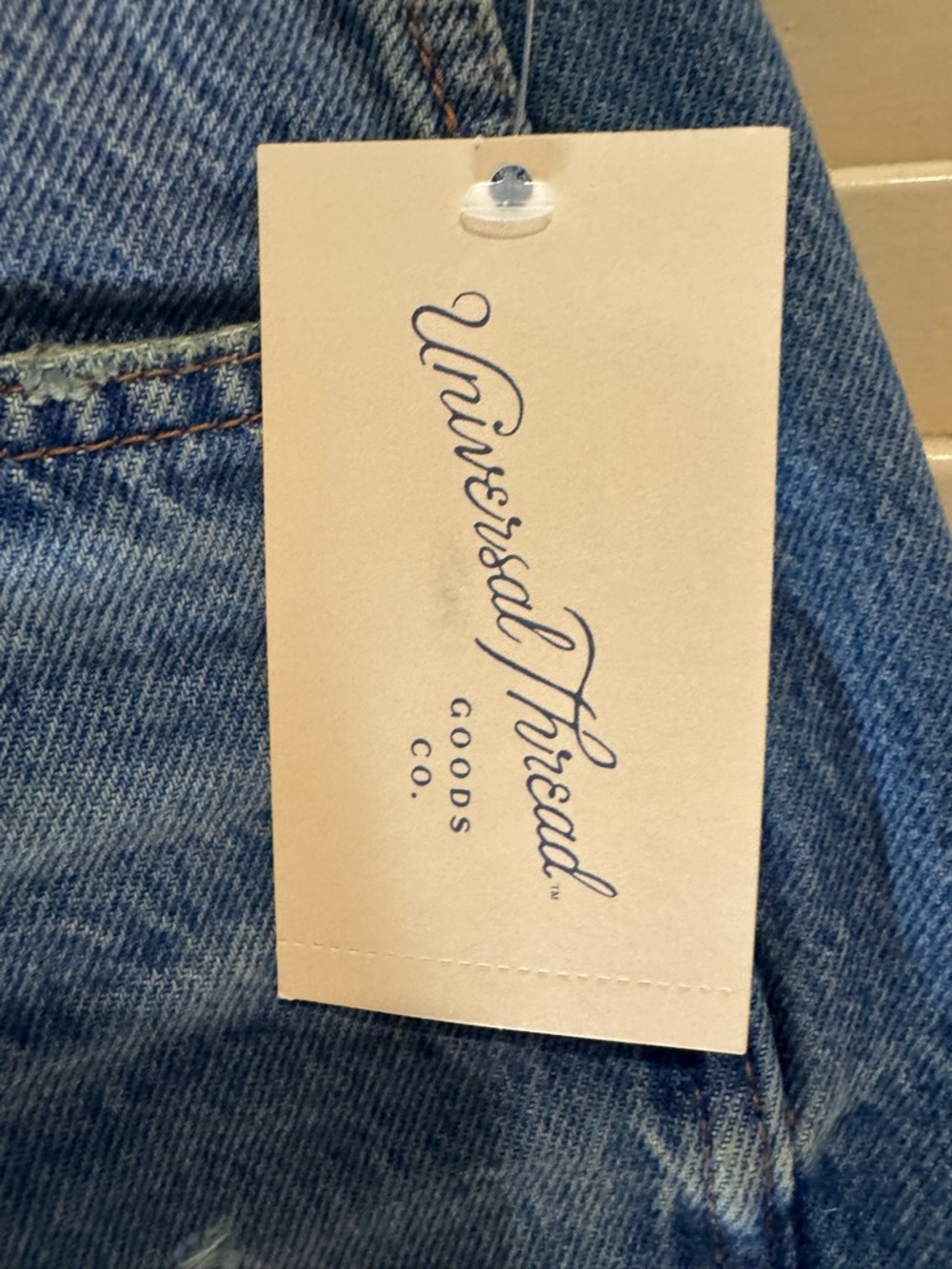 Universal Thread Distressed Blue Denim Cutoff Shorts - Picture 5 of 7